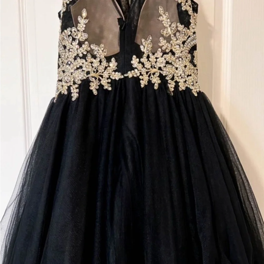 Gorgeous spring dance/prom dress short/ sequined bodice - Picture 3 of 9